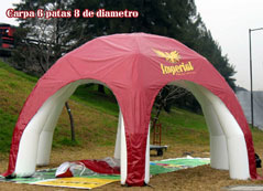 tenda inflavel